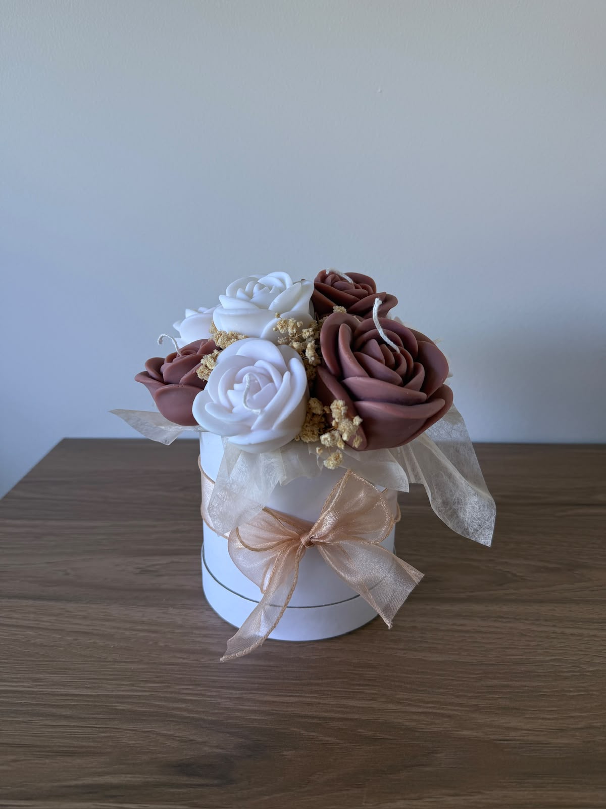 Handmade Floral Candle Bouquet – Luxury Gift
