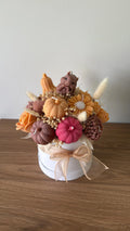 Autumn Candle Bouquet, Pumpkin Candle Gift Box, Fall Decor, Handmade Soy Wax Candles, Unique Gift, Autumn Home Decor